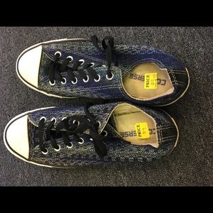 Blue Converse All Stars